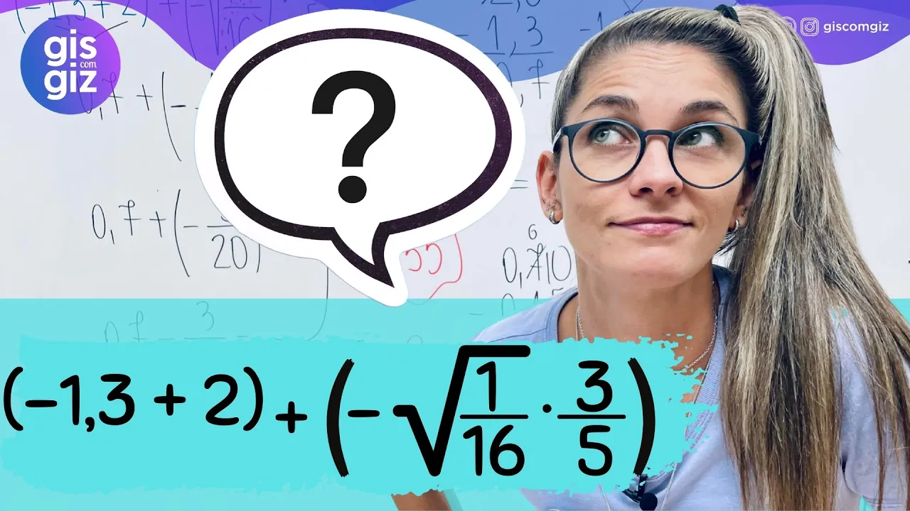 EXPRESSÃO NUMÉRICA COM NÚMEROS RACIONAIS \Prof. Gis/