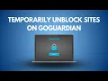 GoGuardian Teacher Override