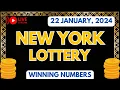 New York Evening Lottery Results For - 22 Jan 2024