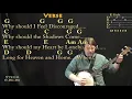 His Eye Is On The Sparrow (Hymn) Banjo Cover Lesson in G with Chords/Lyrics
