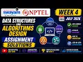 Data Structures and Algorithms Design Week 4 Assignment Answers 2026 NPTEL July 2026 NPTEL