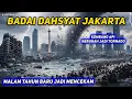 Lagu JAKARTA PORAK PORANDA DI MALAM TAHUN BARU ! GEDUNG RUNTUH KENA TORNADO ! WARGA TAKUT BERLARIAN..