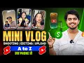 How to make a mini vlog How to make a mini vlog How to edit a mini vlog Mini Vlog Editing