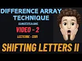 Shifting Letters II Leetcode 2381 Difference Array Technique Concepts Questions - 2 MIK