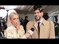 Bad Bunny on His Unique Met Gala Hairdo Met Gala 2022 With Emma Chamberlain Vogue