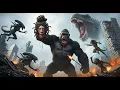 Download Lagu UNLEASHED! King Kong Fights ALL Monsters: Alien Queen, Megalodon, Medusa, Predator \u0026 Polar Bear Man!