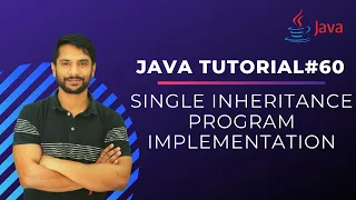 Single Inheritance in Java Program Implementation In Hindi
