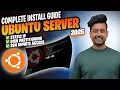 How to Install Ubuntu Server 24 04 Full Setup with Disk Partitioning Static IP SSH Access