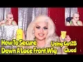 HOW TO SECURE A LACE FRONT WIG WITH GOT 2B GLUED EASY DRAG TUTORIALS JAYMES MANSFIELD