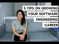 5 TIPS ON GROWING YOUR SOFTWARE ENGINEERING CAREER Amy Codes