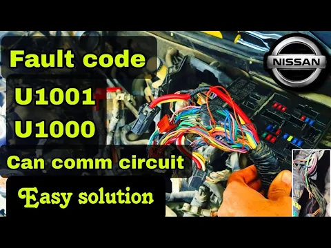 Download MP3 Nissan U1001,U1000 Can comm circuit easy solution.