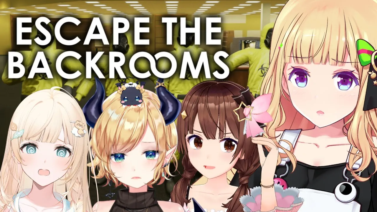 【 Escape the Backrooms】脱出ホラー！無限空間って怖いよね＞＜【ホロライブ/アキロゼ】