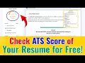 How to Check ATS Score of a Resume for Free