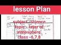 Lesson TOPIC - LAYERS OF ATMOSPHERE in ED BTC D EL ED with explanation