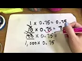 Multiplication Patterns with Decimals