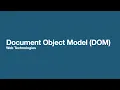 Document Object Model DOM