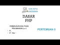 Pertemuan 5 - Struktur Percabangan Part1
