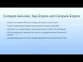 Compute Services App Engine and Compute Engine Cloud Computing Case Study - Google Cloud Platfor