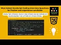 Check if Two Strings Are Anagrams in JavaScript javascript coding interview string anagram js
