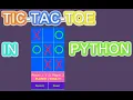 Pygame Tic Tac Toe Part1