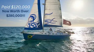 Full  SAILBOAT TOUR  [50ft, DIY Repaired, Youtuber’s Self Sufficient Ocean Sailing Beneteau Monohull