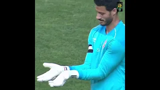 محمد الشناوي و اقوي تصدي لهدف محقق في ماتش صاندونز الاهلي 