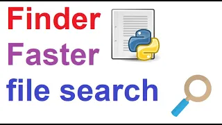 Faster File search Python program for Windows