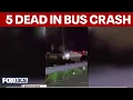 5 dead 34 injured in Virginia bus crash
