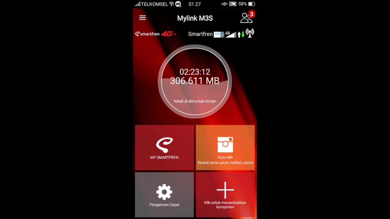 Ini adalah video cara mengecek kuota mifi Smartfren Andromax m3y di hp.. 