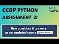Coding Assignment 21 Python CCBP Nxtwave