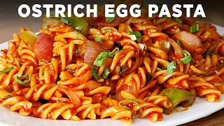 Ostrich Egg Pasta 
