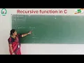 Recursive function Problem solving using C SNS Institutions