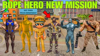 Rope Hero Bank Robbery First Mission In Gta 5 || Rope Hero Vice Town In Gta 5