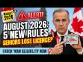5 New August 2026 Licence Rules for Canadian Senior Drivers and the One That Takes Your Licence