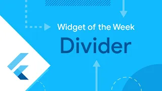 Divider Flutter Widget of the Week