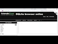 Explore view and browse sqlite file columns primary keys records