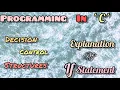 Decision Control Structures If Statement Programming in C