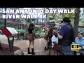 SAN ANTONIO RIVER WALK Beautiful Day Walk San Antonio Texas 4K Travel Tour