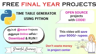 FREE TIMETABLE GENERATE USING PYTHON PROJECT WITH CODE FREE PYTHON PROJECT WITH CODE