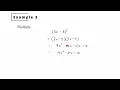 Polynomials 3 Multiplying Polynomials