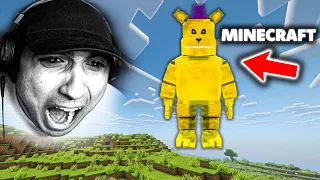 fast fredbear is in minecraft 