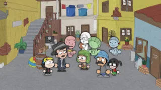 Compilado de animações  (chaves fã animado)(super heroi o  filme animado)