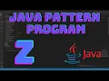 Z print in star pattern A TO Z Print in pattern Alphabet Print Z in java