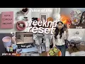 uni weekend reset pinterest school girl living alone diary groceries deep clean self care