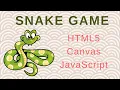 Snake game - how to code in HTML5 Canvas JS