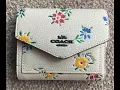 Coach Small Wallet in Chalk and Wildflower print 2020