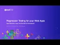 Visual Regression Testing for Your Web Apps