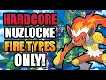 Pokemon Diamond Hardcore Nuzlocke - Fire Type Pokemon Only No items No overleveling