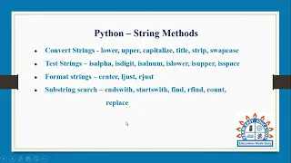 String methods part 3 in Python programming in Tamil