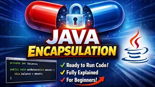 Encapsulation in java Data hiding made easily Java Tutorials for beginners in English